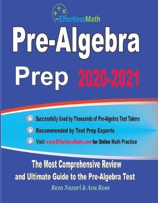 Book cover for Pre-Algebra Prep 2020-2021