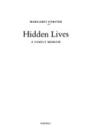 Book cover for Hidden Lives