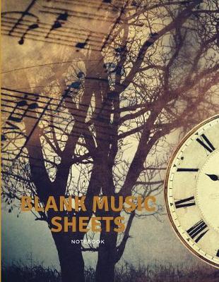 Book cover for Blank Sheet Music Notebook