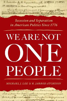Book cover for We Are Not One People
