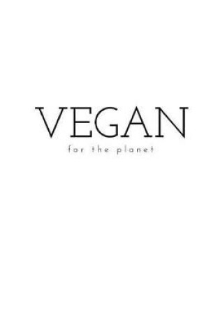 Cover of Vegan for the planet