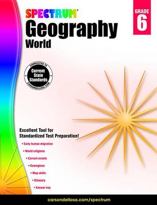 Book cover for Spectrum Geography, Grade 6
