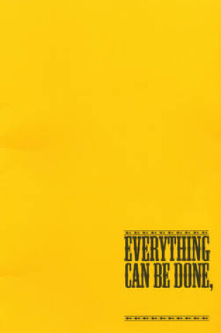 Cover of Everything Can be Done in Principle