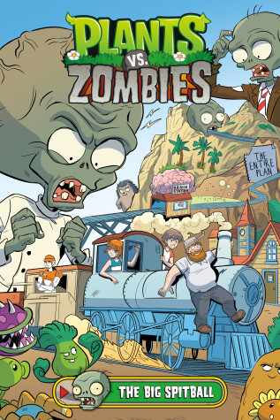 Book cover for Plants vs. Zombies Volume 24: The Big Spitball