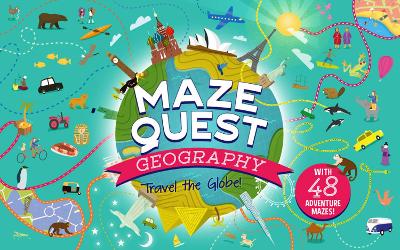 Book cover for Maze Quest: Geography
