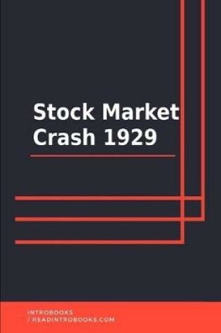 Cover of Stock Market Crash 1929
