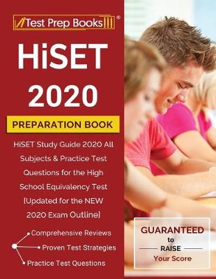 Book cover for HiSET 2020 Preparation Book