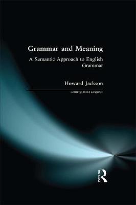 Book cover for Grammar and Meaning