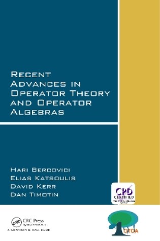 Cover of Recent Advances in Operator Theory and Operator Algebras