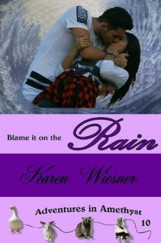 Cover of Blame it on the Rain, Adventures in Amethyst Series, Book 10