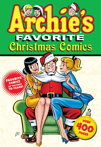 Book cover for Archie's Favorite Christmas Comics