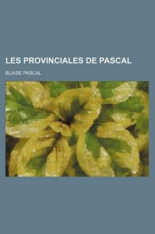 Cover of Les Provinciales de Pascal (1)
