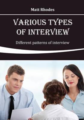 Book cover for Various Types of Interview