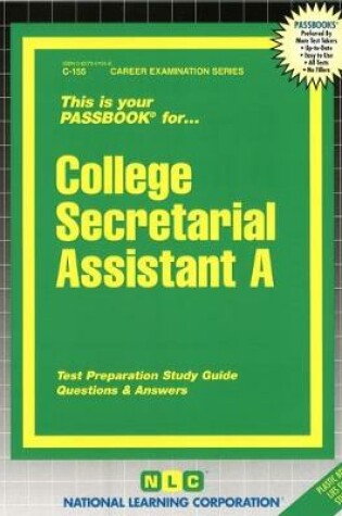 Cover of College Secretarial Assistant A