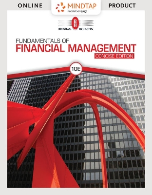 Book cover for Mindtap for Brigham/Houston's Fundamentals of Financial Management, Concise Edition, 1 Term Printed Access Card