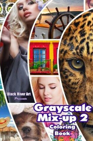 Cover of Grayscale Mix-up 2 Coloring Book