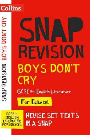 Cover of Boys Don't Cry Edexcel GCSE 9-1 English Literature Text Guide