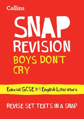 Book cover for Boys Don't Cry Edexcel GCSE 9-1 English Literature Text Guide