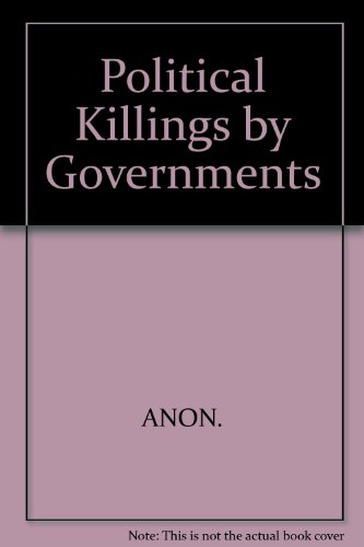 Book cover for Political Killings by Governments