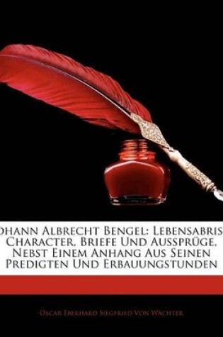 Cover of Johann Albrecht Bengel