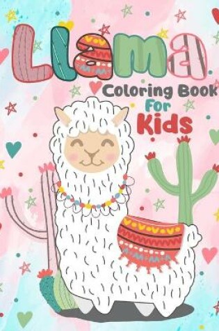 Cover of Llama Coloring Book for Kids