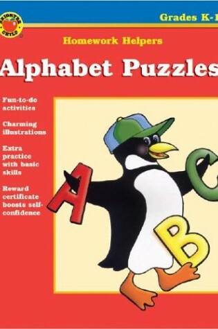 Cover of Alphabet Puzzles Homework Helper, Grades K-1
