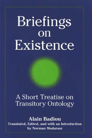 Cover of Briefings on Existence