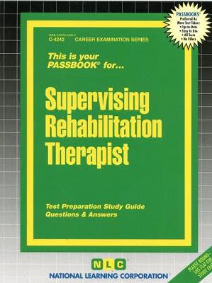 Book cover for Supervising Rehabilitation Therapist