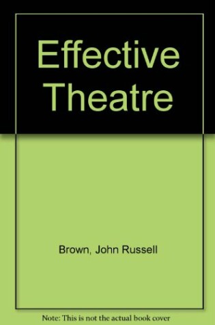Cover of Effective Theatre