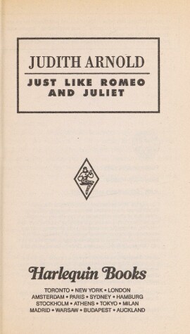 Book cover for Just Like Romeo & Juliet