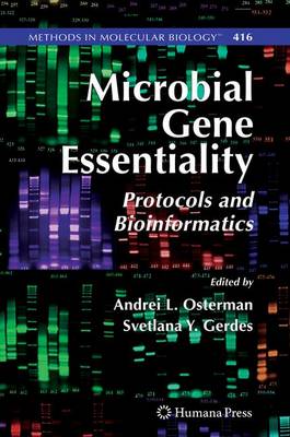 Cover of Microbial Gene Essentiality: Protocols and Bioinformatics