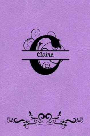 Cover of Split Letter Personalized Journal - Claire