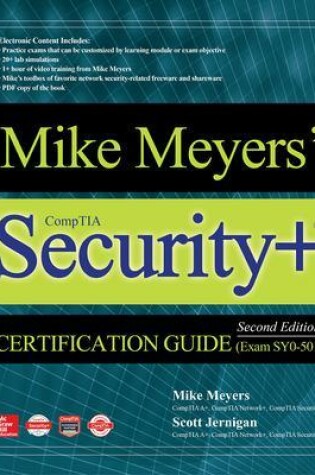 Cover of Mike Meyers' CompTIA Security+ Certification Guide, Second Edition (Exam SY0-501)
