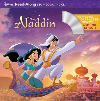 Book cover for Aladdin Read-Along Storybook and CD