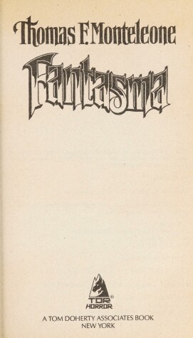 Book cover for Fantasma