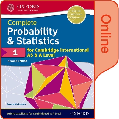 Book cover for Probability & Statistics 1 for Cambridge International AS & A Level