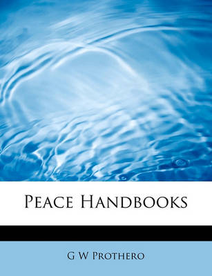 Book cover for Peace Handbooks