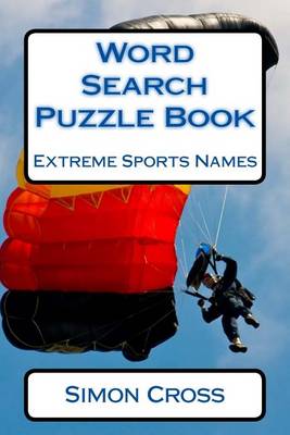 Book cover for Word Search Puzzle Book Extreme Sports Names