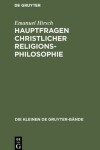 Book cover for Hauptfragen Christlicher Religionsphilosophie