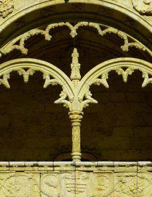 Book cover for Jumbo Oversized Window Arch in the Beautiful Jeronimos Monastery of Portuga