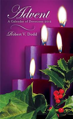 Book cover for Advent a Calendar of Devotions 2012, Regular Print