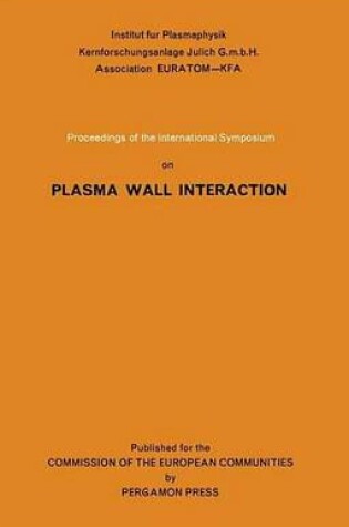 Cover of Proceedings of the International Symposium on Plasma Wall Interaction