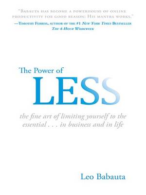 Book cover for The Power of Less