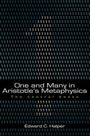 Cover of One and Many in Aristotle's Metaphysics