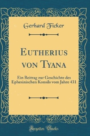 Cover of Eutherius Von Tyana