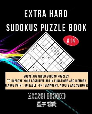 Book cover for Extra Hard Sudokus Puzzle Book #14