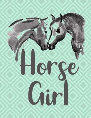 Book cover for Horse Girl Notebook - College Ruled