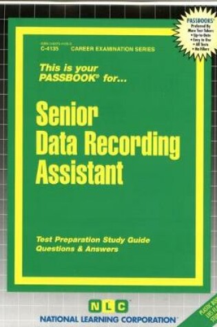 Cover of Senior Data Recording Assistant