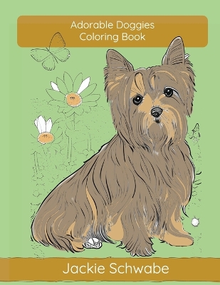 Book cover for Adorable Doggies - Coloring Book
