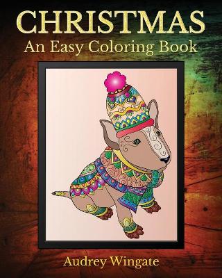 Book cover for Christmas - An Easy Coloring Book